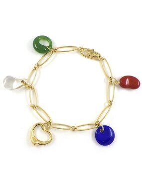 Tiffany & Co Bracelet Open Heart Bean Teardrop Round Eternal Circle 5 Motifs